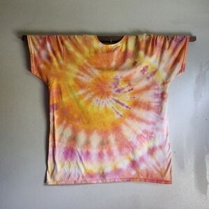 THE SUN Tie Dye XL Tshirt Casual Cotton